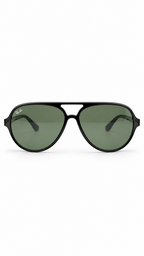 Ray-Ban Cats 5000 RB4125 Matte Black Aviator Sunglasses