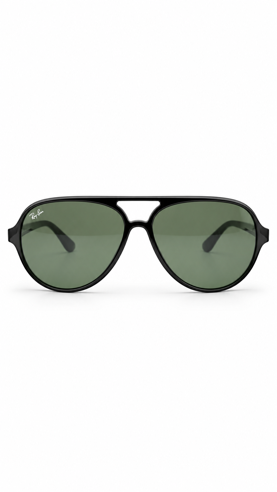 Ray-Ban Cats 5000 RB4125 Matte Black Aviator Sunglasses