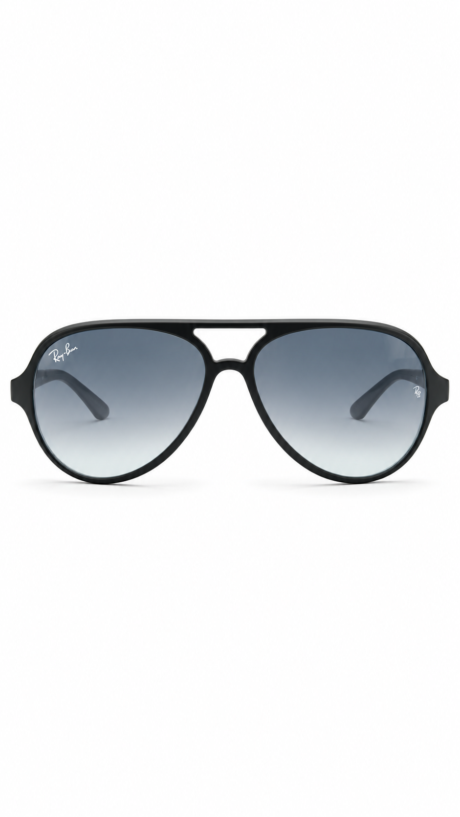 Ray-Ban Cats 5000 RB4125 Matte Black Aviator Sunglasses