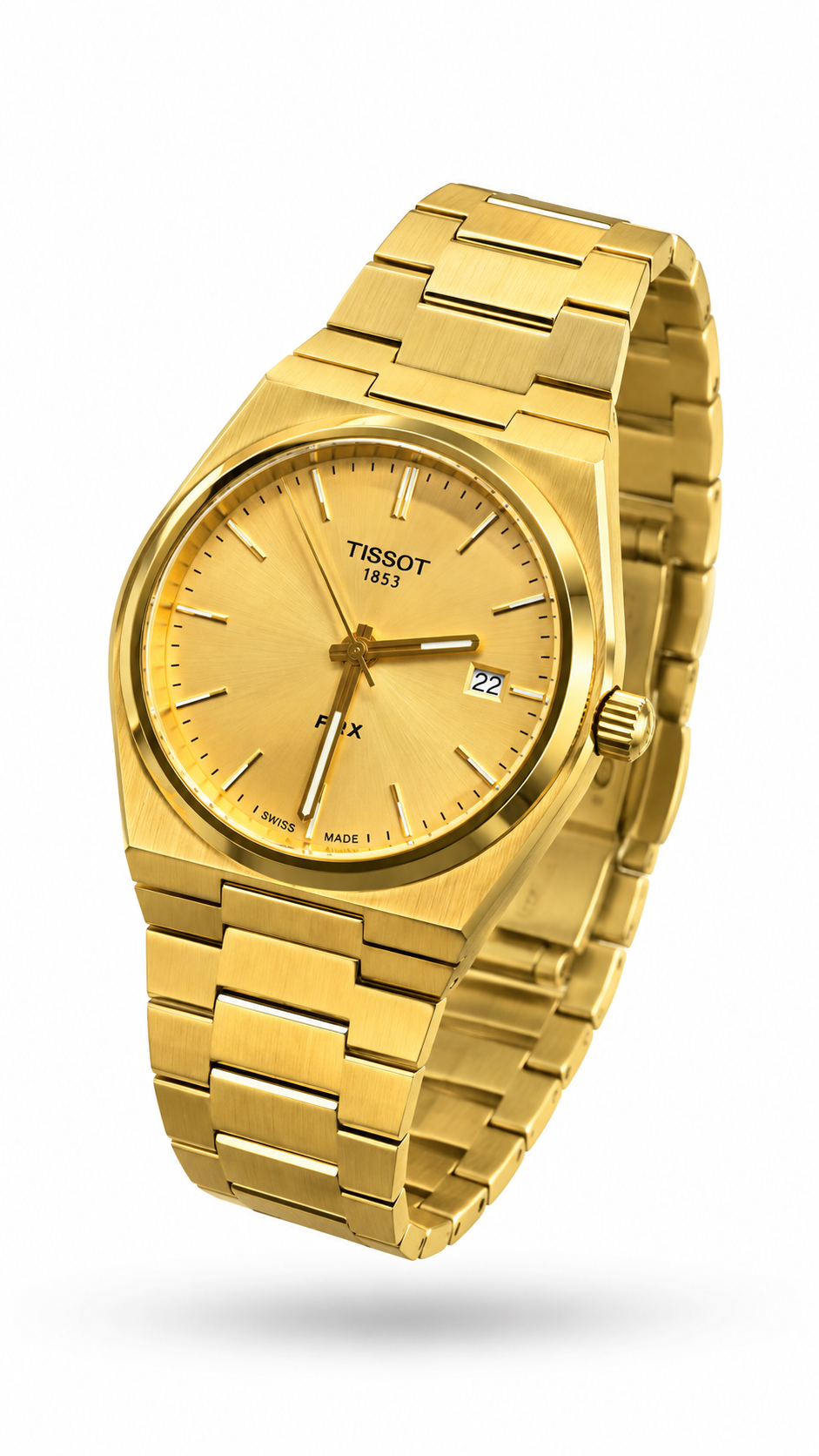 Tissot PRX 40mm Quartz Watch Collection (Steel, Gold PVD, Mint Green & Rubber Strap)