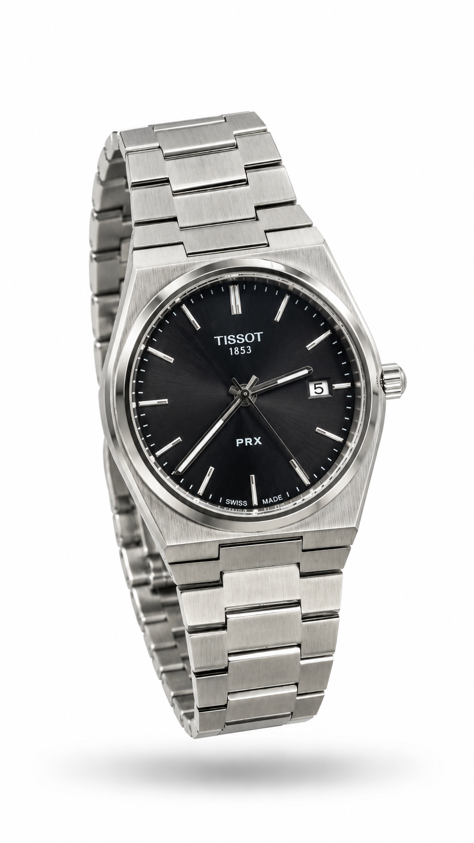 Tissot PRX 40mm Quartz Watch Collection (Steel, Gold PVD, Mint Green & Rubber Strap)