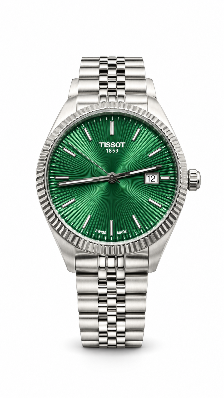 Tissot T156410A 100mm Green Dial Watch