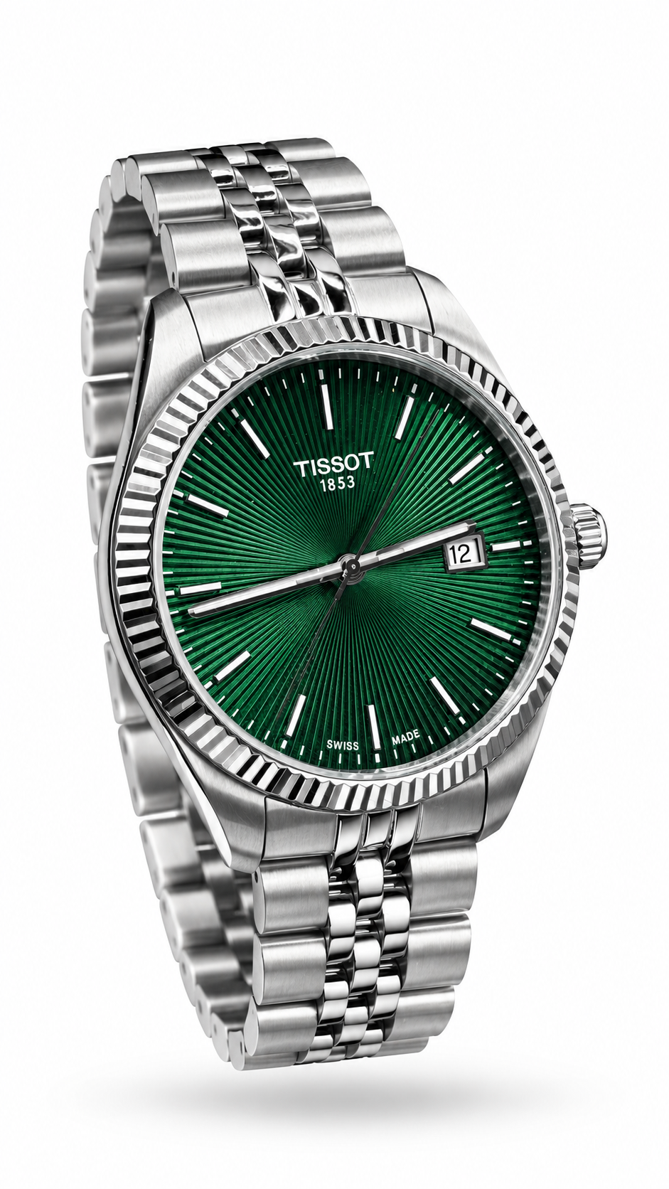 Tissot T156410A 100mm Green Dial Watch