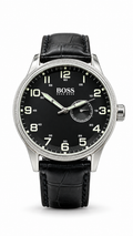 Hugo Boss Black Dial Leather Watch