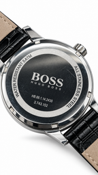 Hugo Boss Black Dial Leather Watch