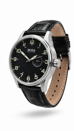 Hugo Boss Black Dial Leather Watch