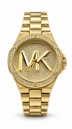 Michael Kors Gold Pavé MK Dial Watch