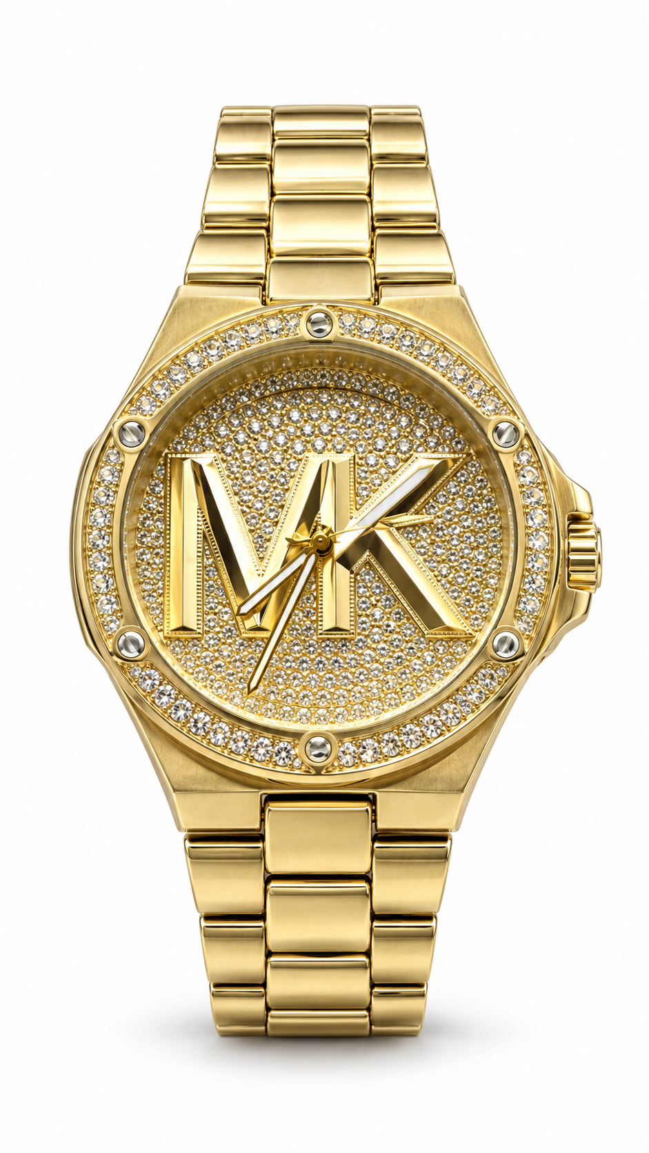 Michael Kors Gold Pavé MK Dial Watch