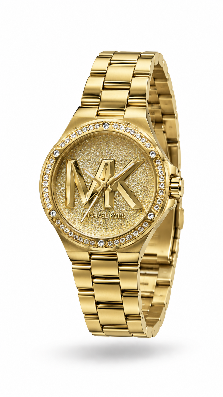 Michael Kors Gold Pavé MK Dial Watch