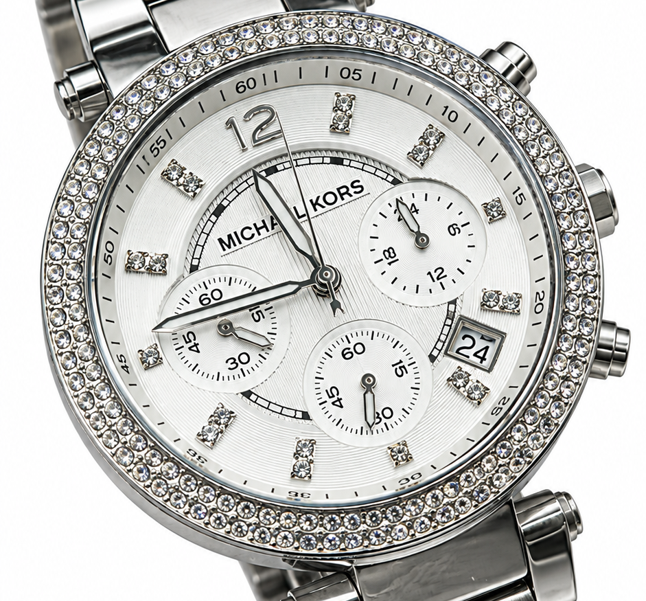 Michael Kors MK-5353 Silver Crystal Watch