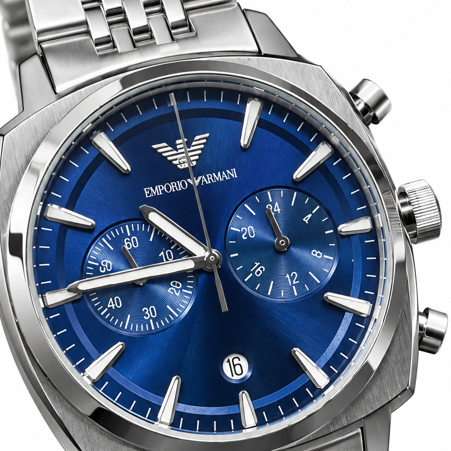 Emporio Armani AR-11688 Blue Chronograph Watch