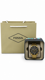 Fossil BQ2643SET Gold Black Dial Watch