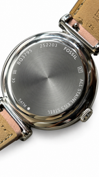 Fossil BQ3795 Pink Leather Floral Watch