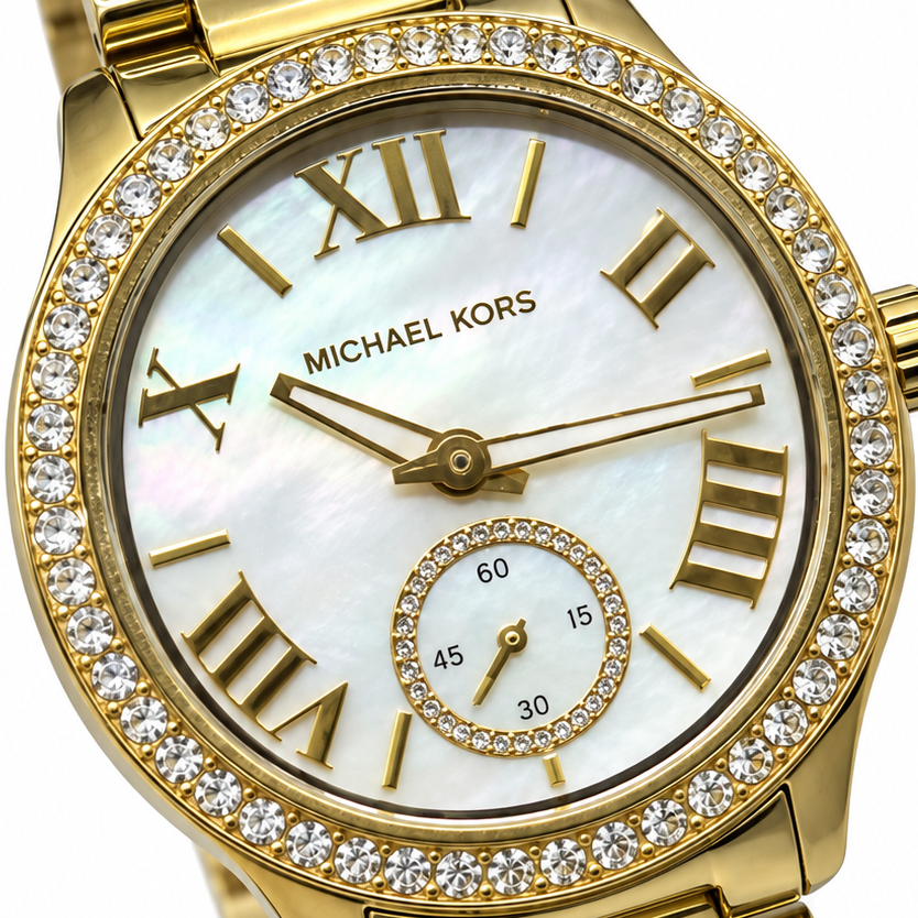 Michael Kors MK-4805 Gold Crystal Watch