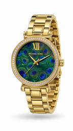 Michael Kors MK-3946 Gold Peacock Watch