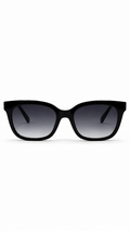 Fossil FOS 2119/S 8079O 51mm Women's Square Black Acetate Sunglasses Grey Gradient Lenses