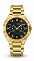 Fossil BQ2677 Gold Octagonal Black Dial Watch