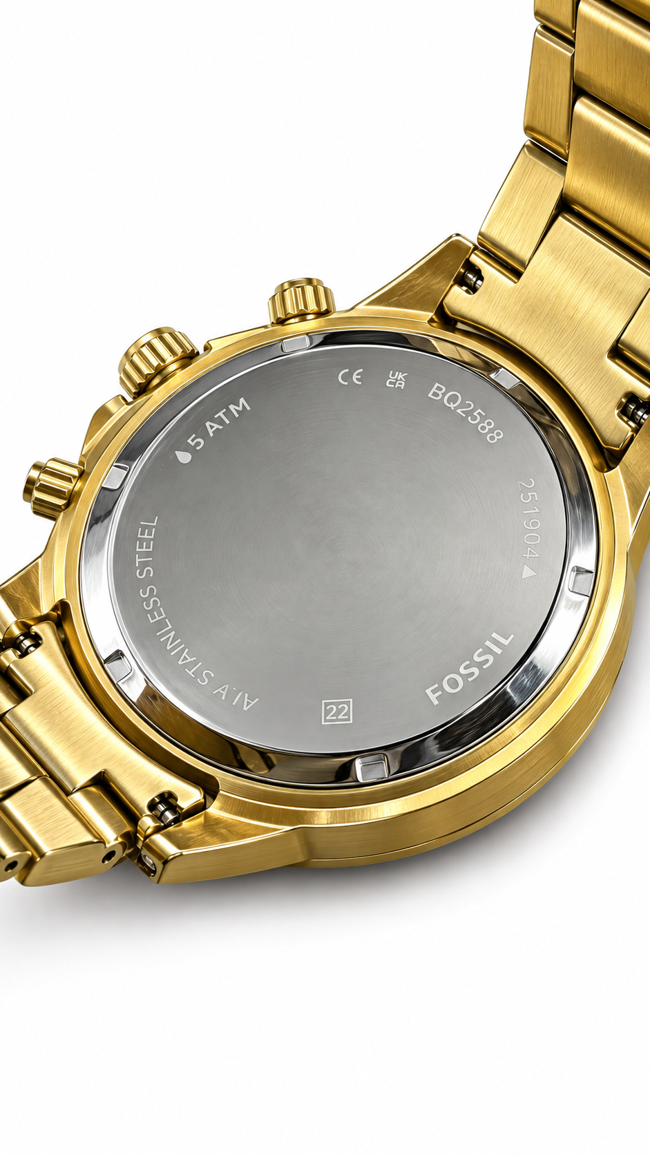 Fossil BQ2588 Gold-Tone Watch Set