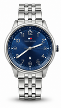 Tommy Hilfiger Blue Dial Stainless Steel Watch