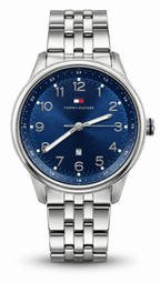 Tommy Hilfiger Blue Dial Stainless Steel Watch