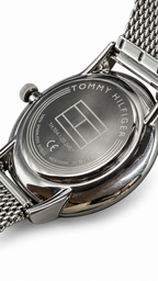 Tommy Hilfiger TH.354.1.20.2457 Two-Tone Blue Dial Stainless Steel Mesh Men's Watch