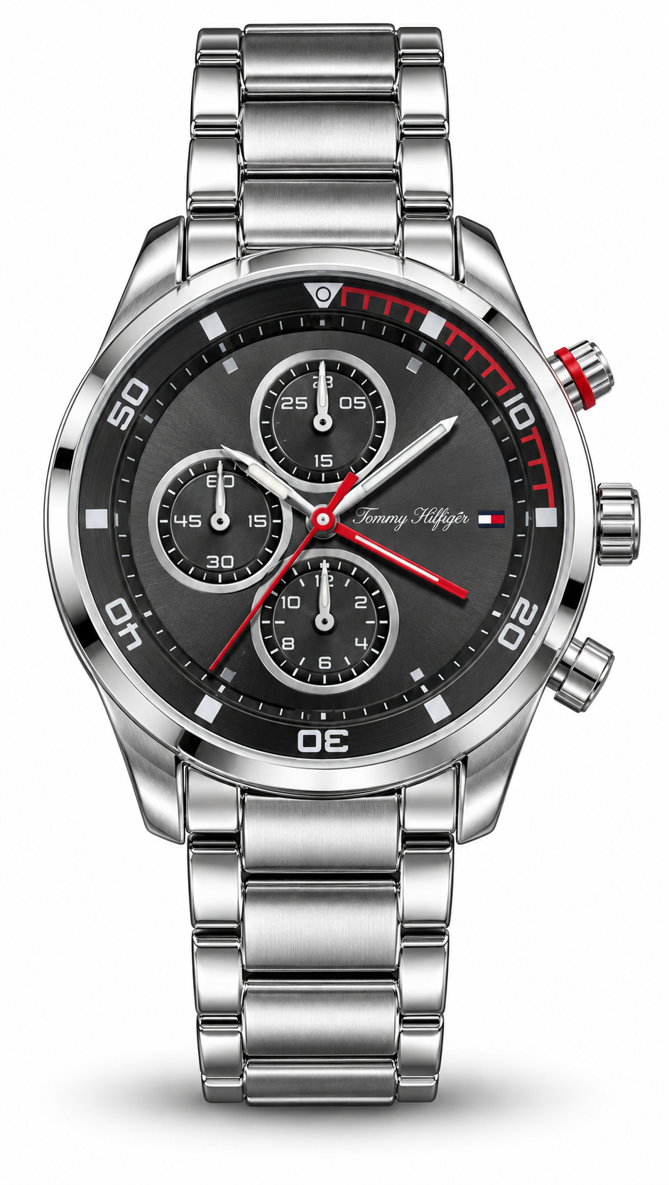 English Laundry EL4009 Stainless Steel Men's Watch with Black Chronograph Dial