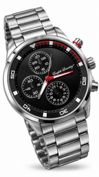 English Laundry EL4009 Stainless Steel Men's Watch with Black Chronograph Dial