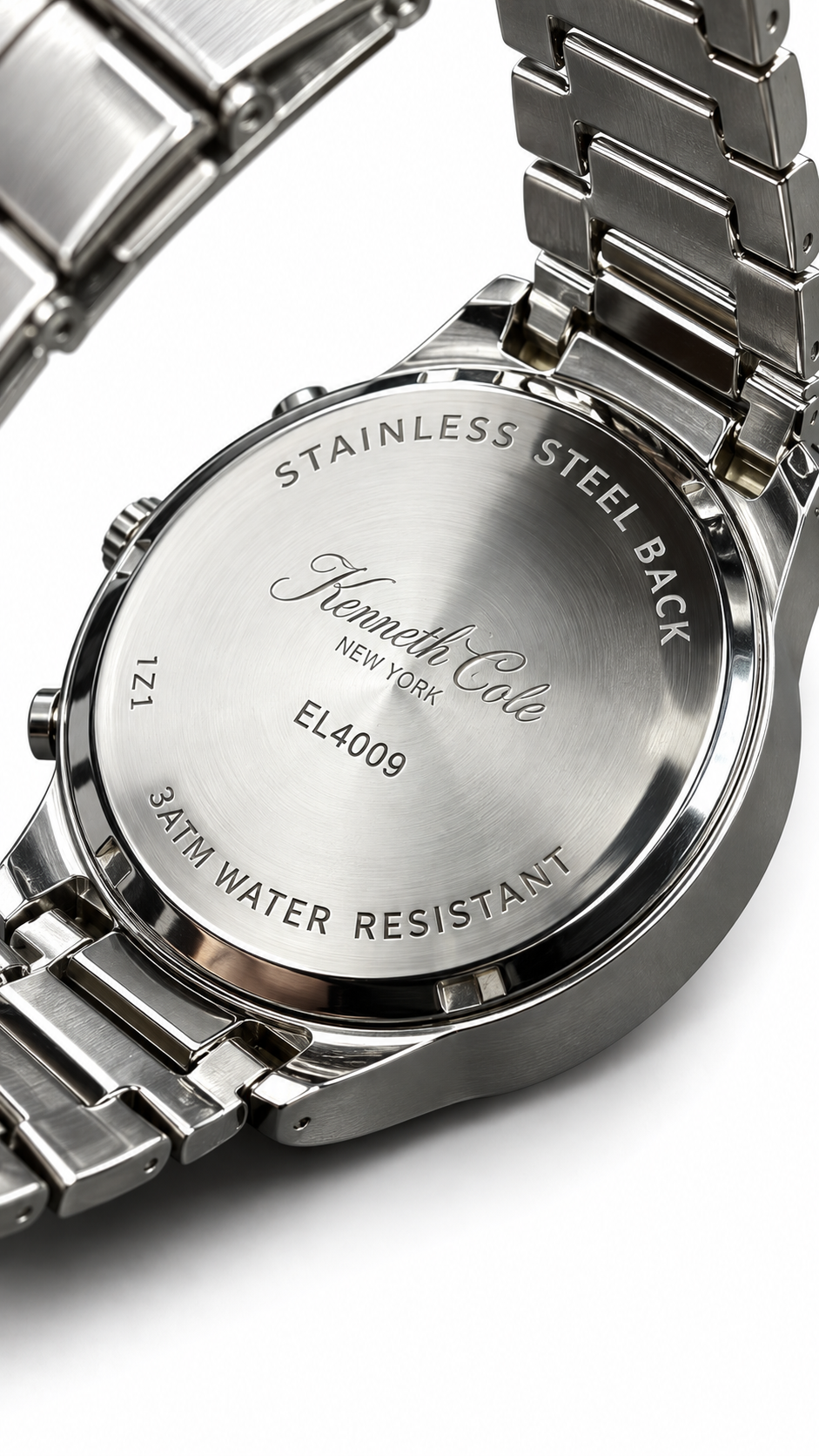 English Laundry EL4009 Stainless Steel Men's Watch with Black Chronograph Dial