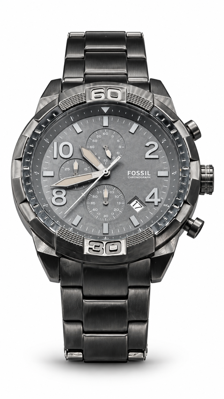 Fossil Machine Black Chronograph Watch FS5712