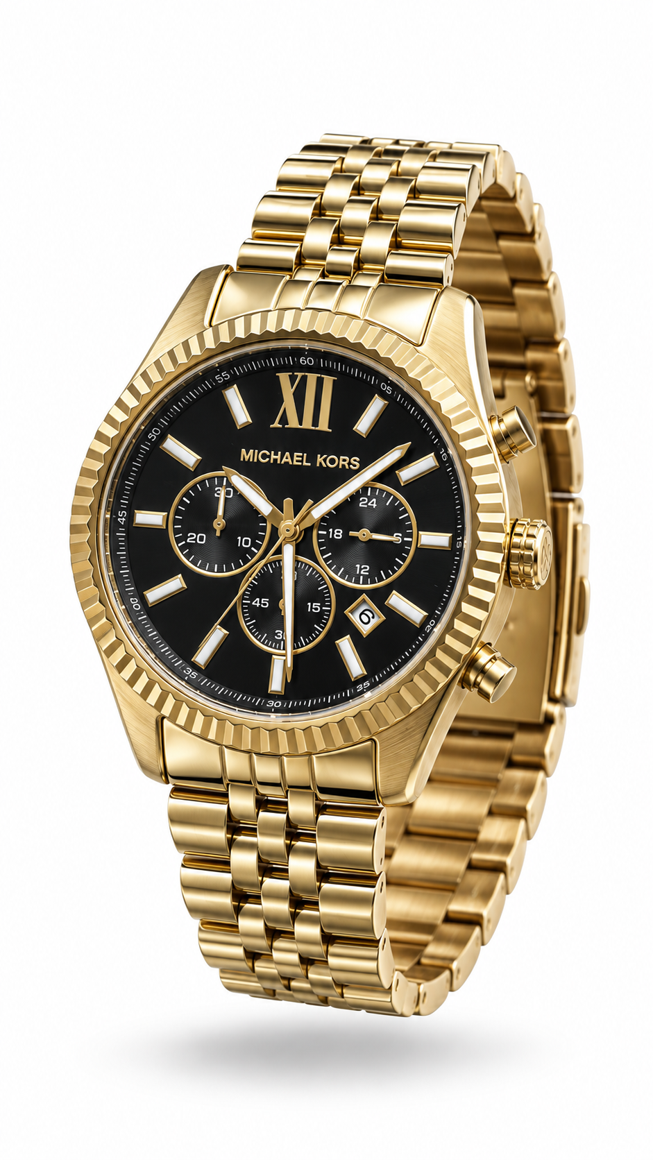 Michael Kors Lexington Gold Chronograph Watch MK8286