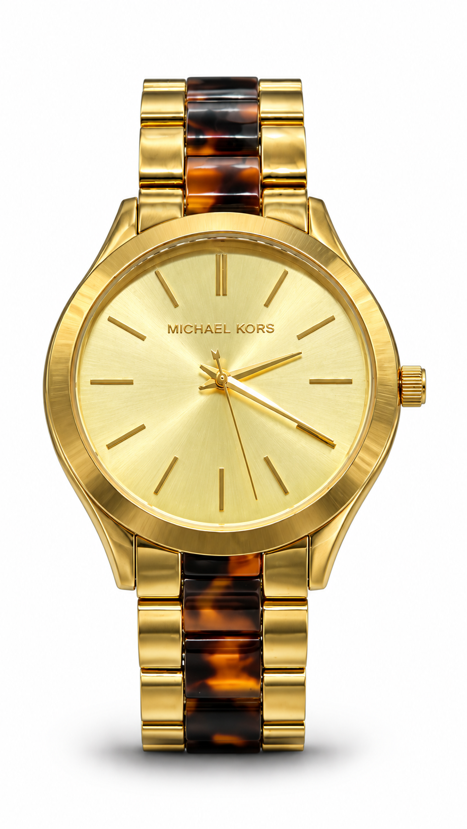 Michael Kors Slim Runway Tortoise Watch MK4284