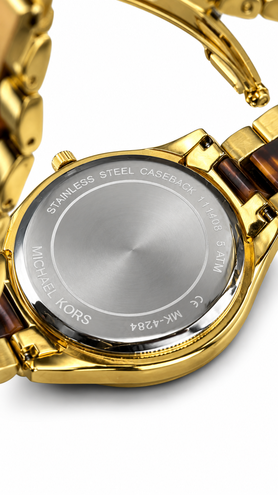Michael Kors Slim Runway Tortoise Watch MK4284