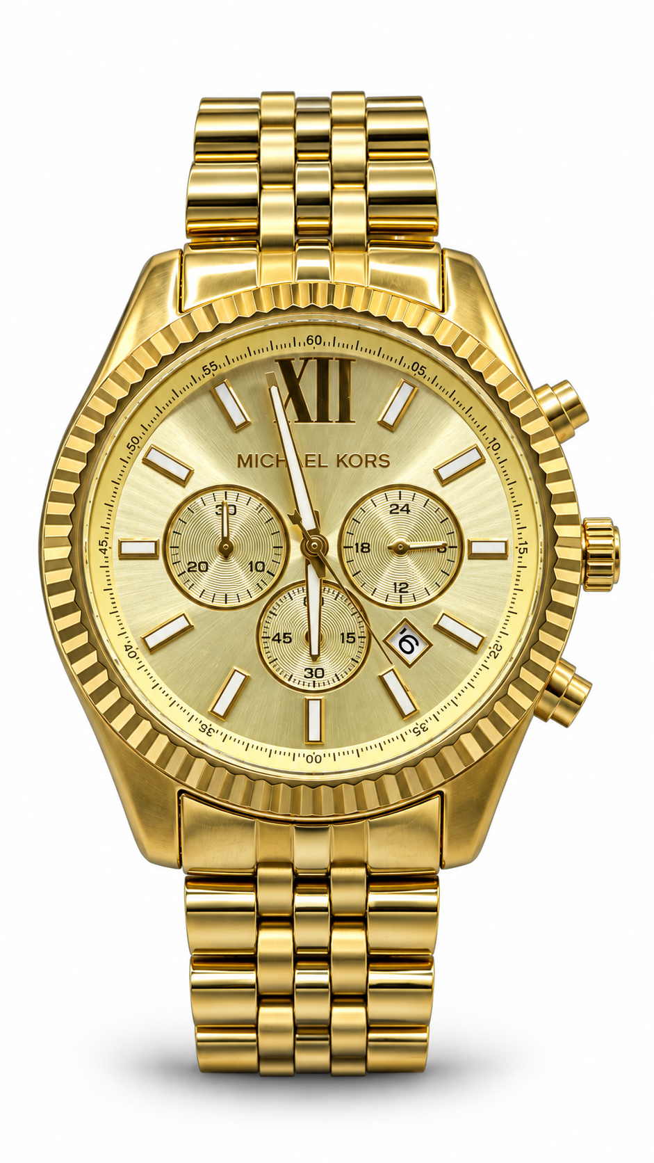 Michael Kors Lexington Gold Chronograph Watch MK8281