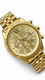 Michael Kors Lexington Gold Chronograph Watch MK8281