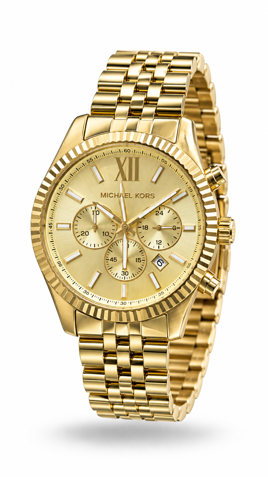 Michael Kors Lexington Gold Chronograph Watch MK8281