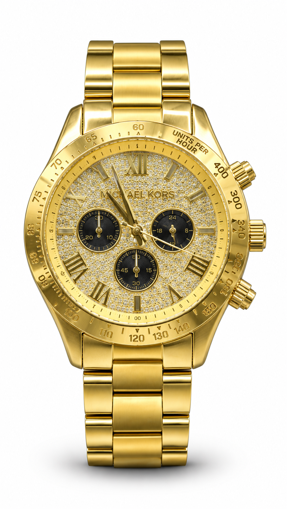 Michael Kors Camille Pavé Gold Watch MK5946