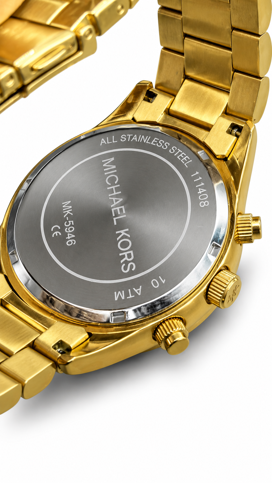 Michael Kors Camille Pavé Gold Watch MK5946