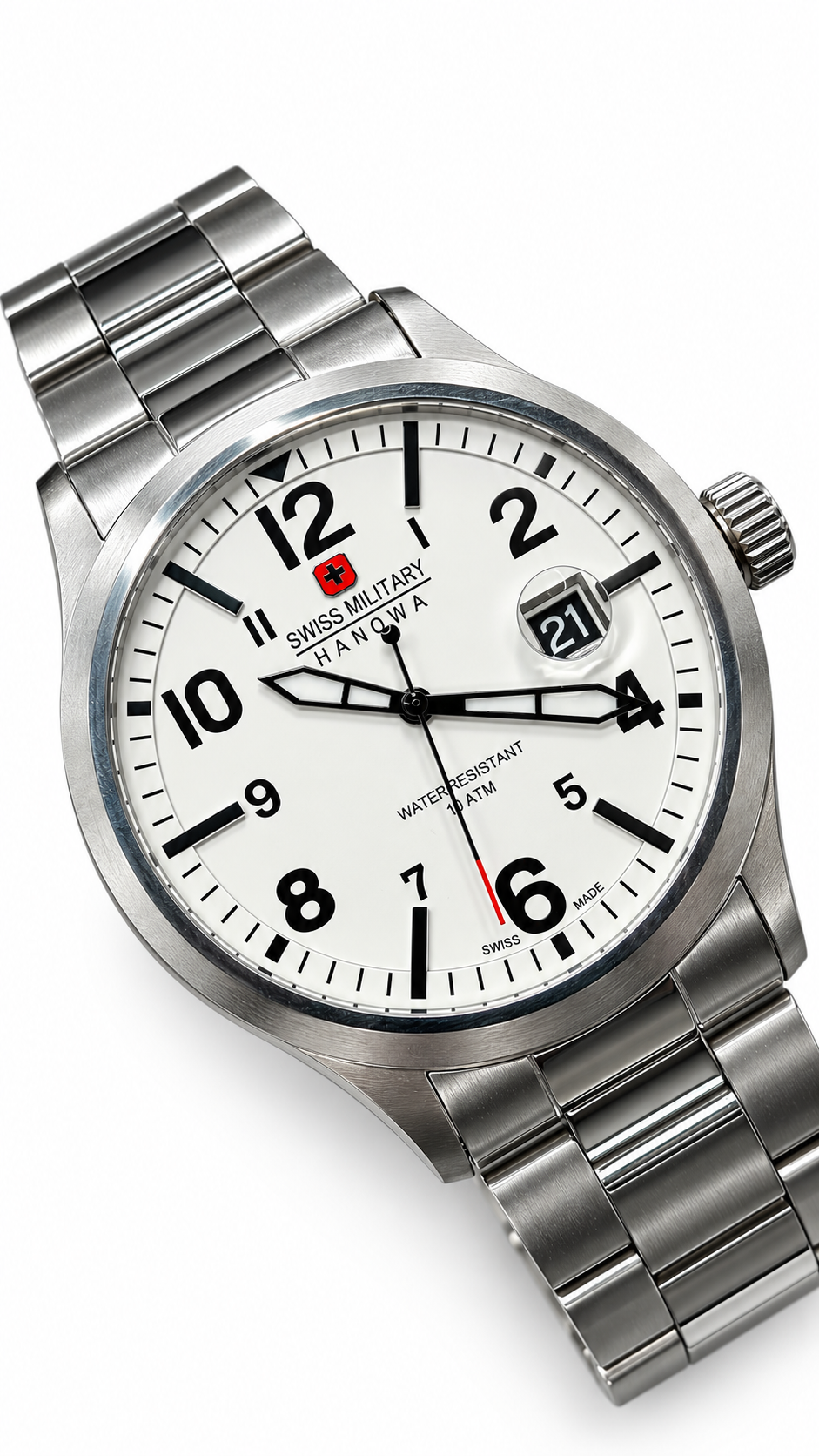 Swiss Military Hanowa White Dial Watch 06-4248