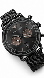 Emporio Armani Mesh Chronograph Watch