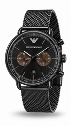 Emporio Armani Mesh Chronograph Watch