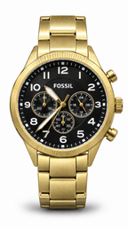 Fossil Gold Chronograph Watch BQ2121