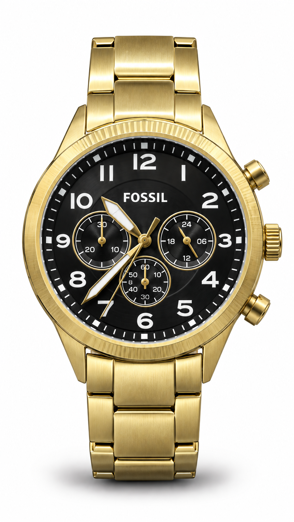 Fossil Gold Chronograph Watch BQ2121