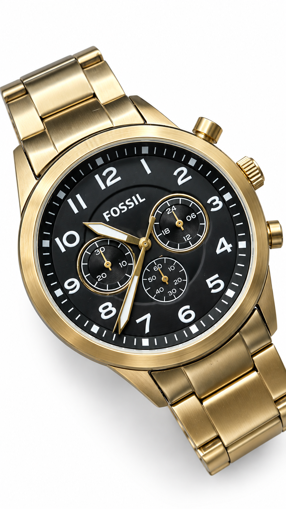Fossil Gold Chronograph Watch BQ2121