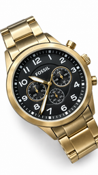 Fossil Gold Chronograph Watch BQ2121