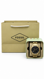 Fossil Gold Chronograph Watch BQ2121