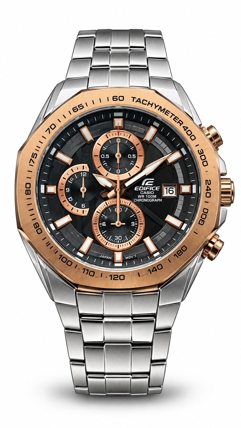 Casio Edifice Rose Gold Chronograph EF-550