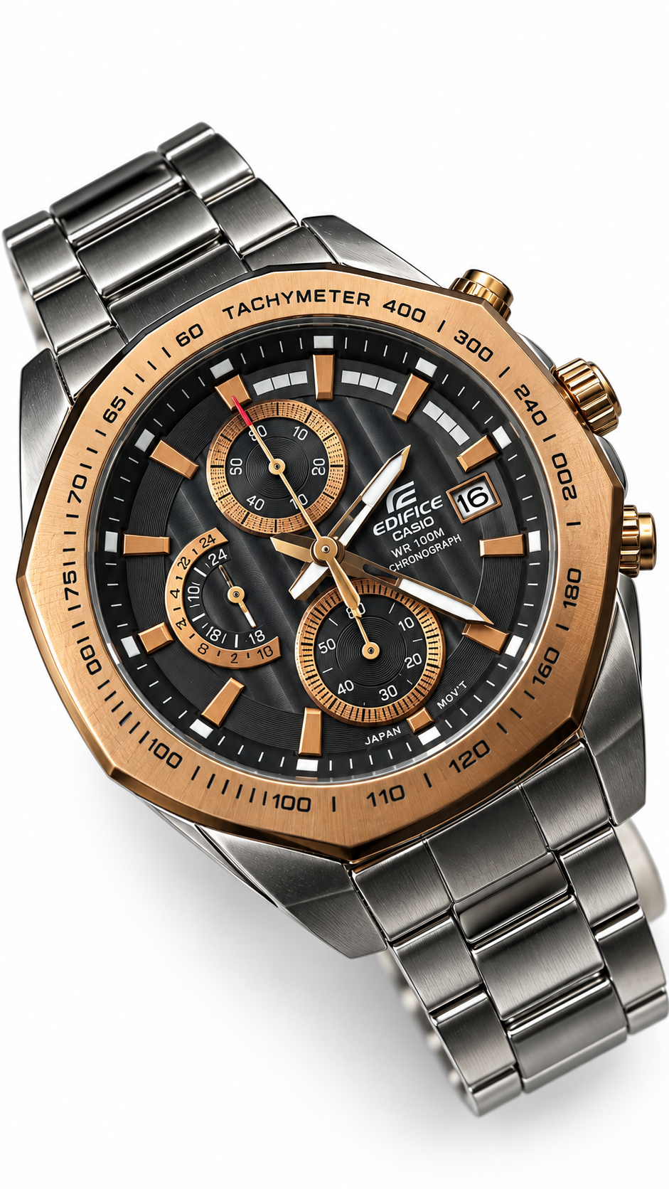 Casio Edifice Rose Gold Chronograph EF-550