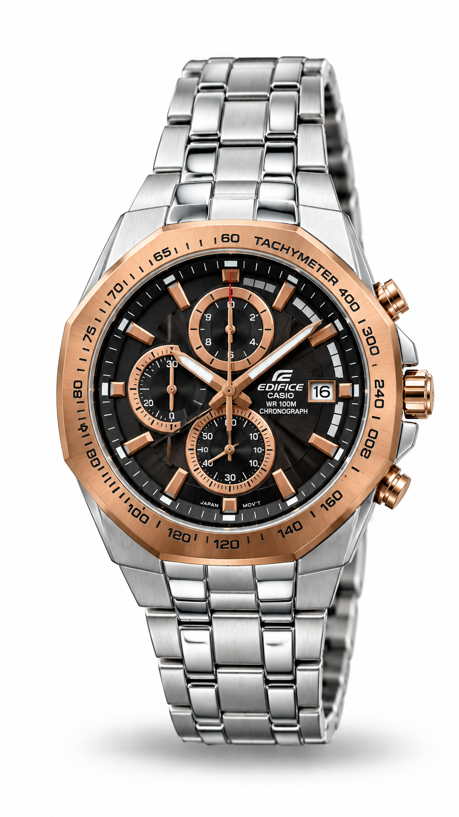 Casio Edifice Rose Gold Chronograph EF-550