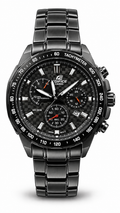 Casio Edifice Black Retrograde Chronograph EF-562