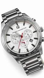 French Connection Silver Tachymeter Watch FC1236USM